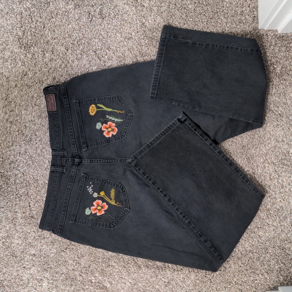 Women's Hand Embroidered Lee Jeans